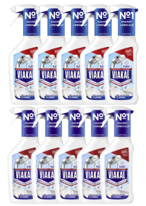 Viakal Limescale Remover Classic Spray 10 x 500ml